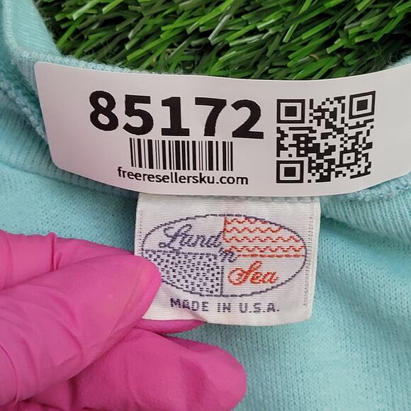 Vintage 80s Bunny Skiing Sweatshirt Womens XL 22x22 Boxy USA - Picture 10 of 15